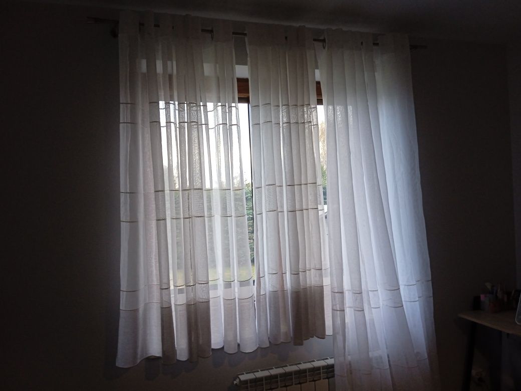 Komplet firan na przelotkach balkon+okno x 2