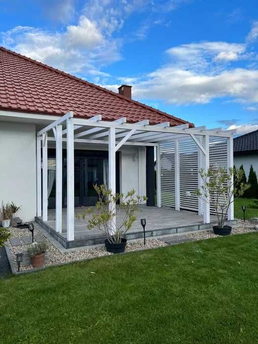 Pergola ogrodowa drewniana taras 4x5