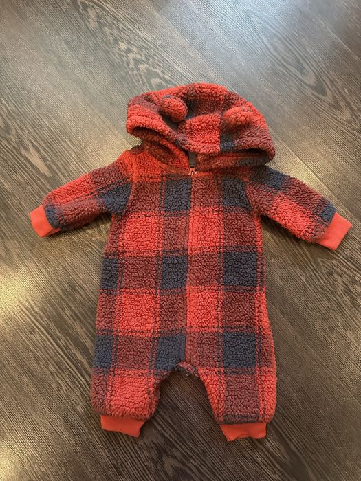 Два теплих комбінезона, 0-3 місяці