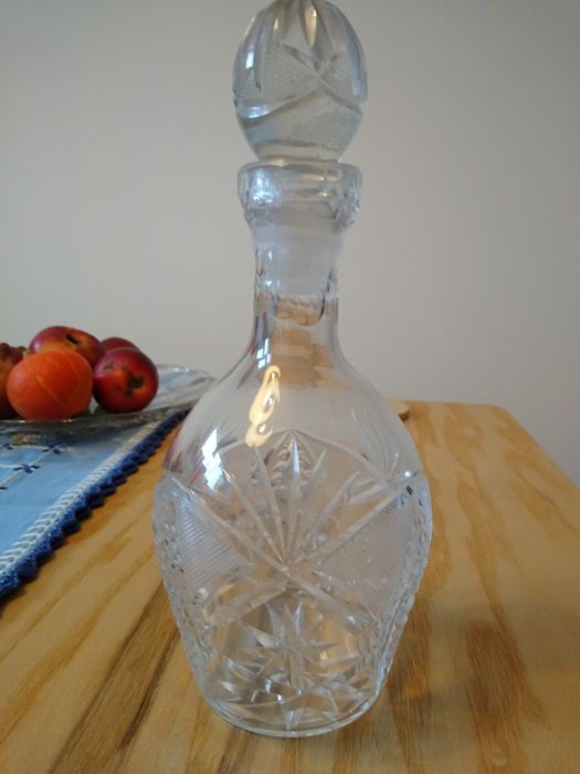 Kryształowa karafka PRL lata 70