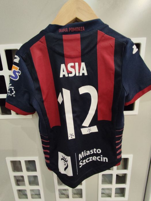 Koszulka meczowa dziecięca Pogoń Szczecin roz. 116 Asia Joanna