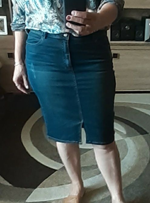 Spódnica jeansowa L/XL