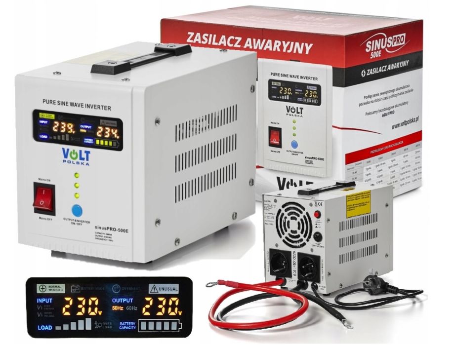ДБЖ Перетворювач напруги Volt Polska SINUS PRO 1000 E 12/230