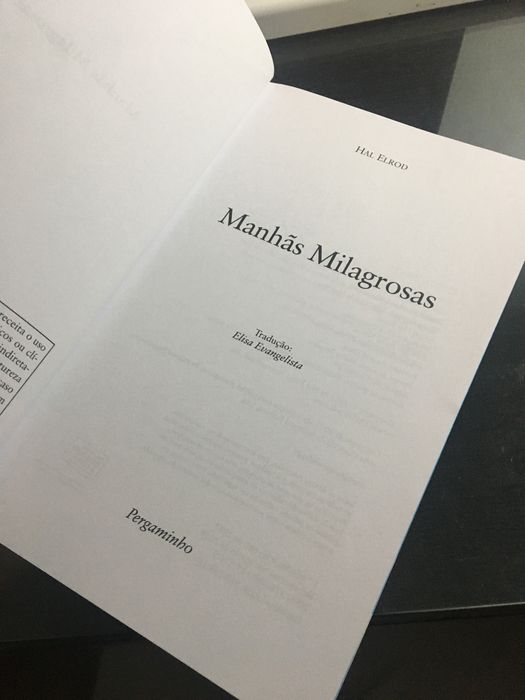 Livro Manhãs Milagrosas