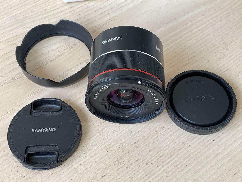 Obiektyw Samyang 18mm f2.8 jak NOWY