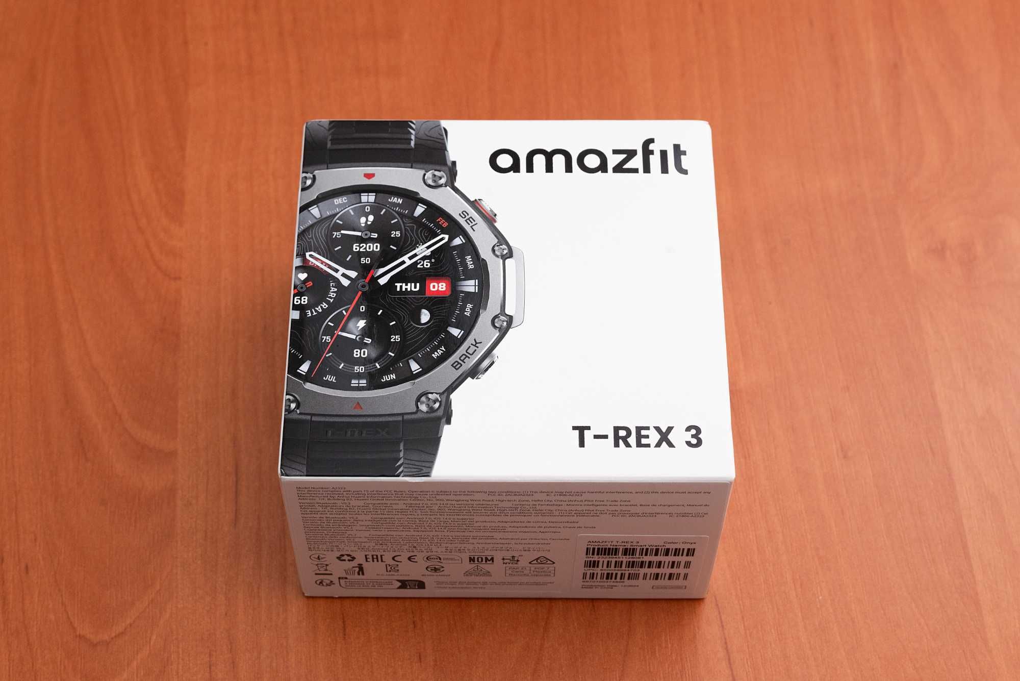 DT-06/25 EU-Global Смарт Годинник Amazfit T-Rex 3 Black+Відео+Лайфхак
