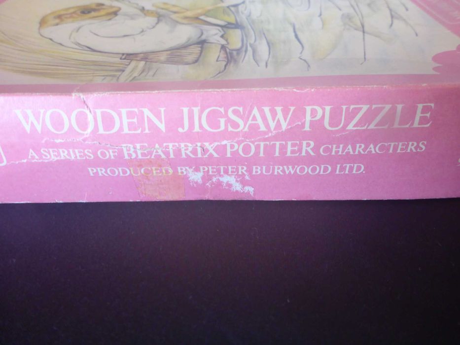 Puzzle de madeira 30 peças Beatrix Potter "Mr Jeremy Fisher" - VINTAGE