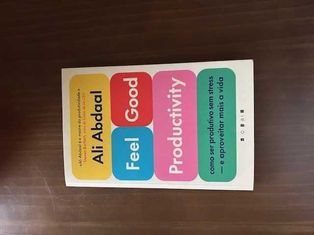 Livro "Feel Good Productivity" de Ali Abdaal