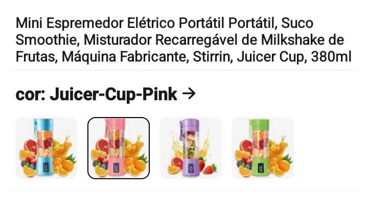 Mini liquidificador portátil