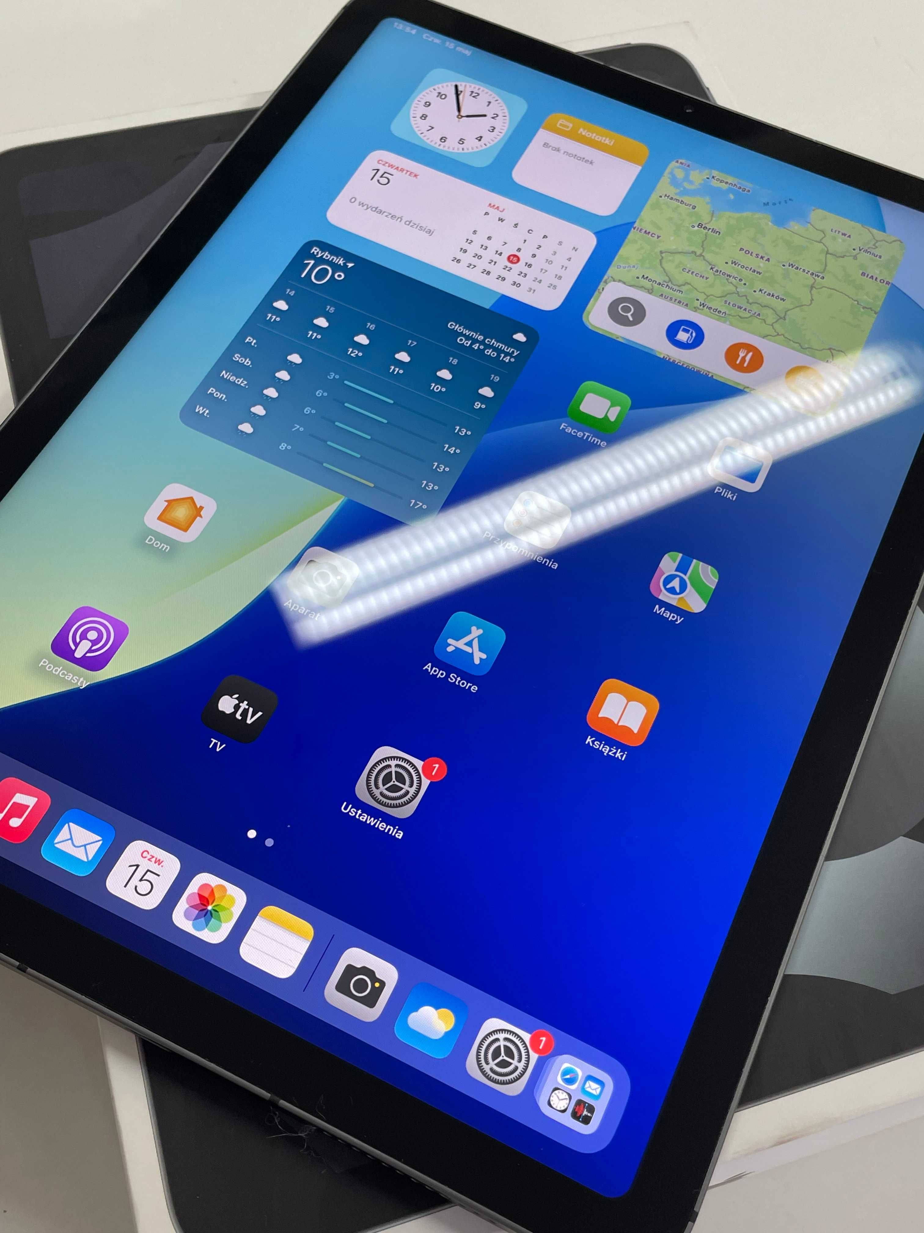 Apple iPad Air (5th Gen) / 256 GB Wi-Fi Cellular Szary