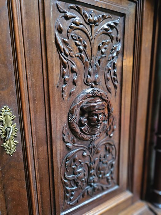 Zabytkowy kredens kredensy eklektyczne para 2 szt #1556 Stylowy Węgrów