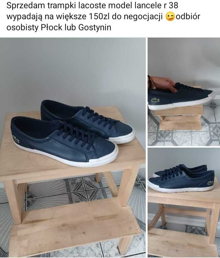 Trampki Lacoste model Lancele 38
