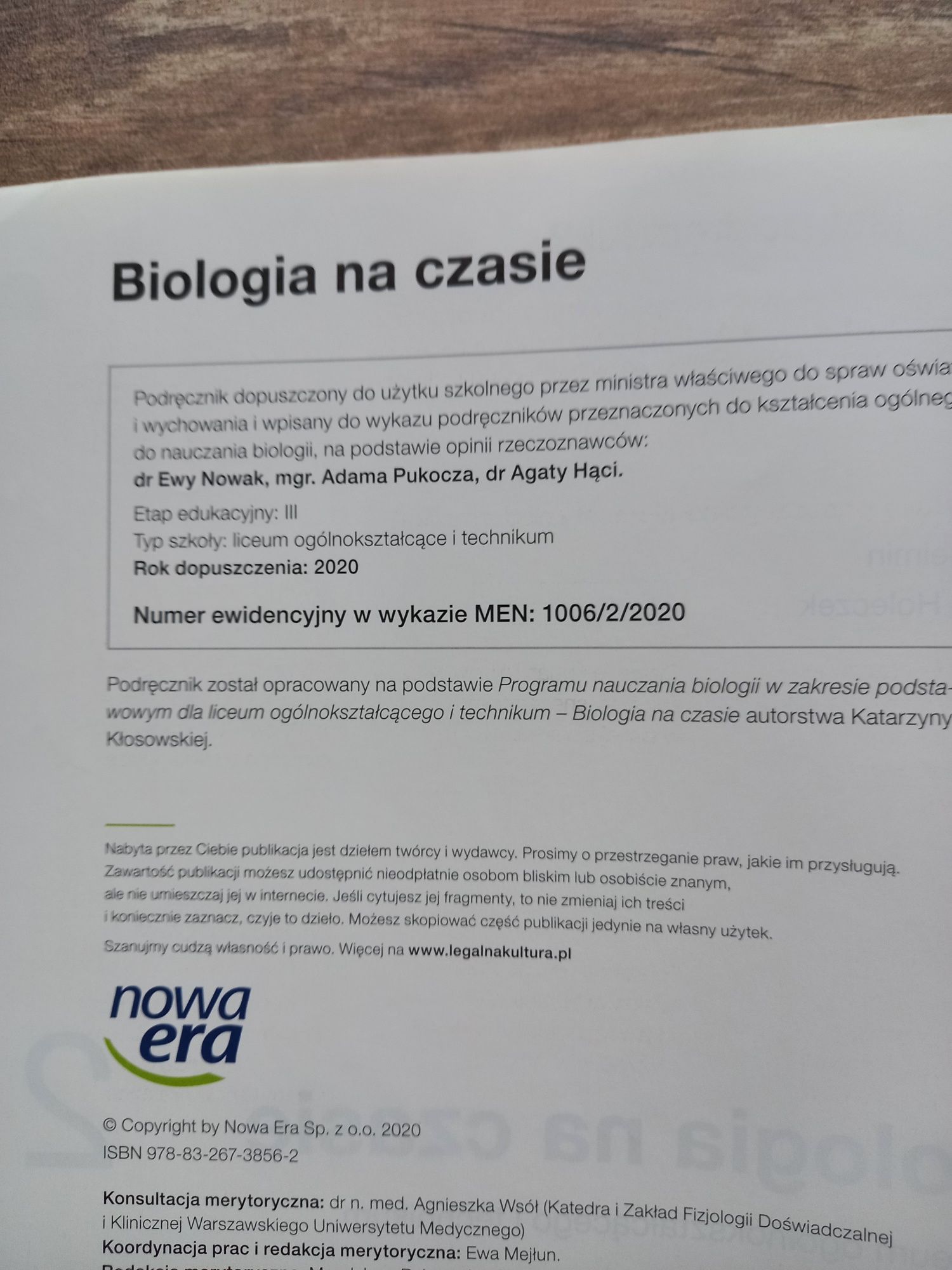 Biologia na czasie 2