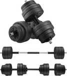 Hantle z łączeniem rury stalowej, 30kg, SONGMICS