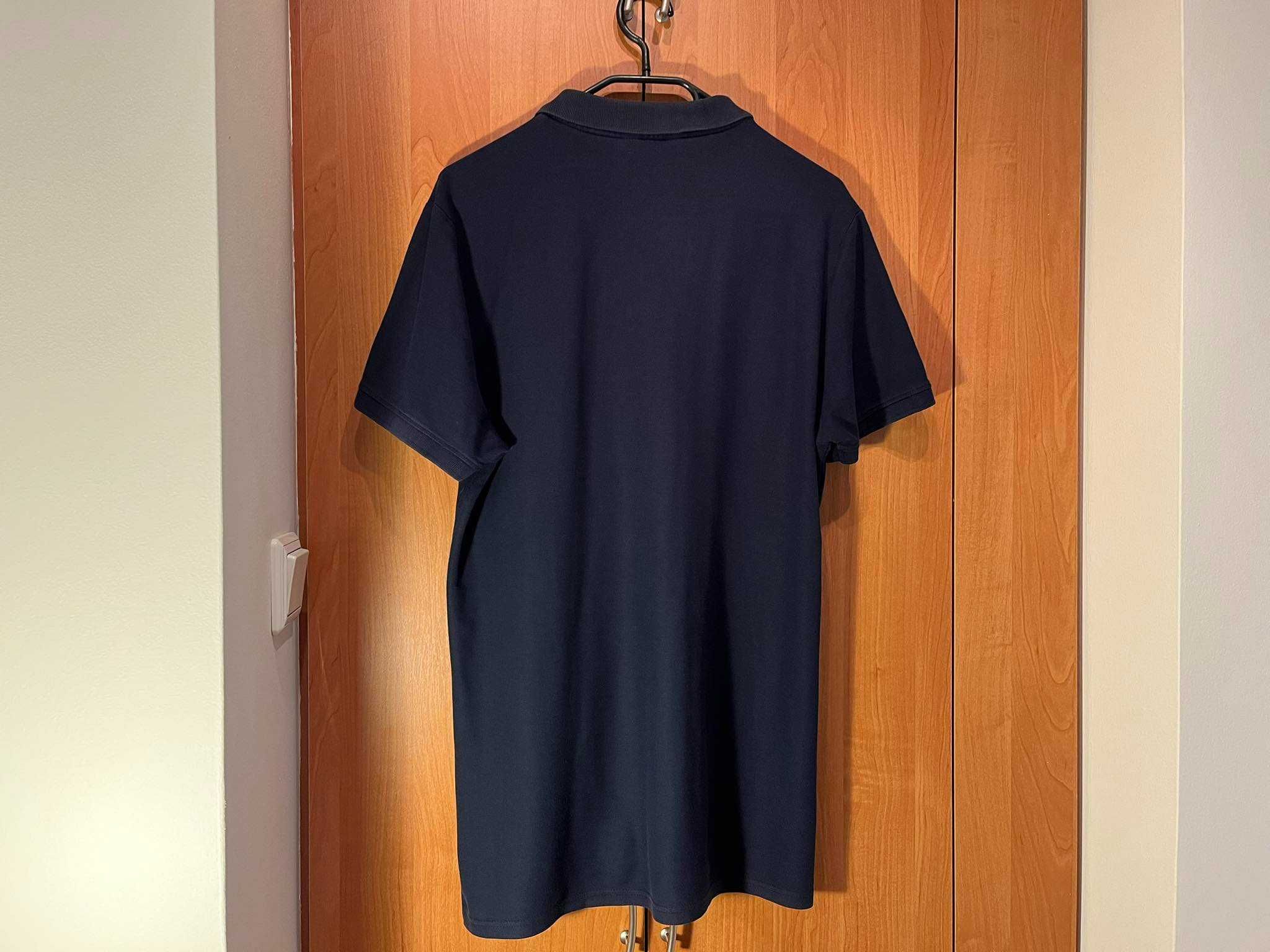Oryginalna bluzka polo męska granatowa krótki rękaw Calvin Klein M