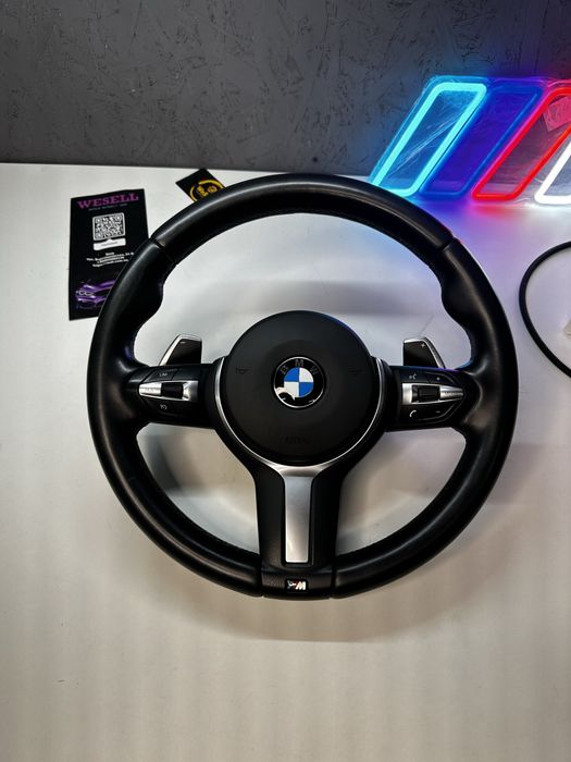 М кермо з пелюстками BMW F30 F32 F20 F22 F15 F16 F25 F26 f36 руль м ф