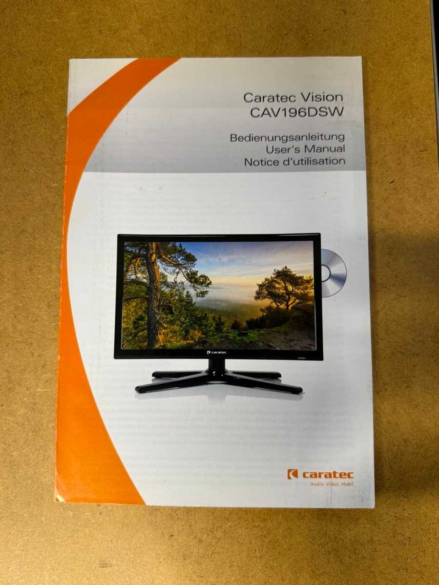 Telewizor Caratec CAV196DSW z DVD do campera