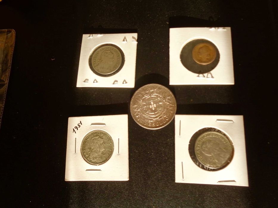 Moeda Republica  escudo 1916 e 3 escudos de 1951 e 1930 de oferta