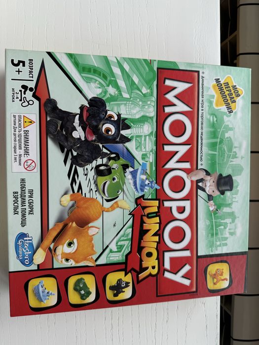 Настільна гра Монополія junior дитяча як нова