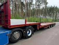 Nooteboom Osd- 58-04  4 osie ,rozciągana , poszerzana , 2 osie skrętne ,10500kg waga ,