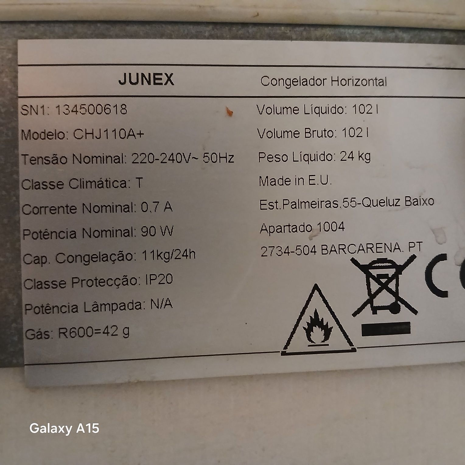 Arca Congeladora JUNEX