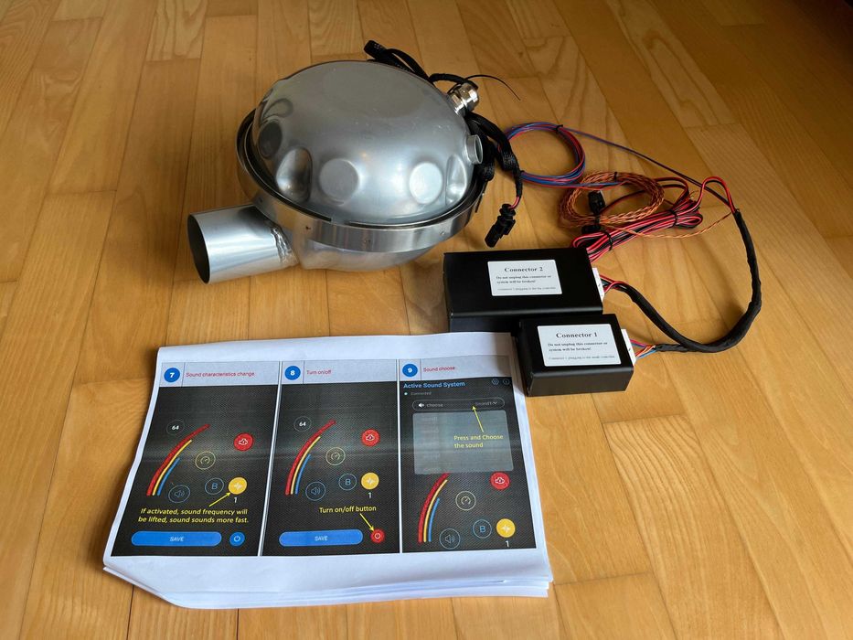 Aktywny wydech głośnik SOUND BOOSTER NOWY uniwersalny