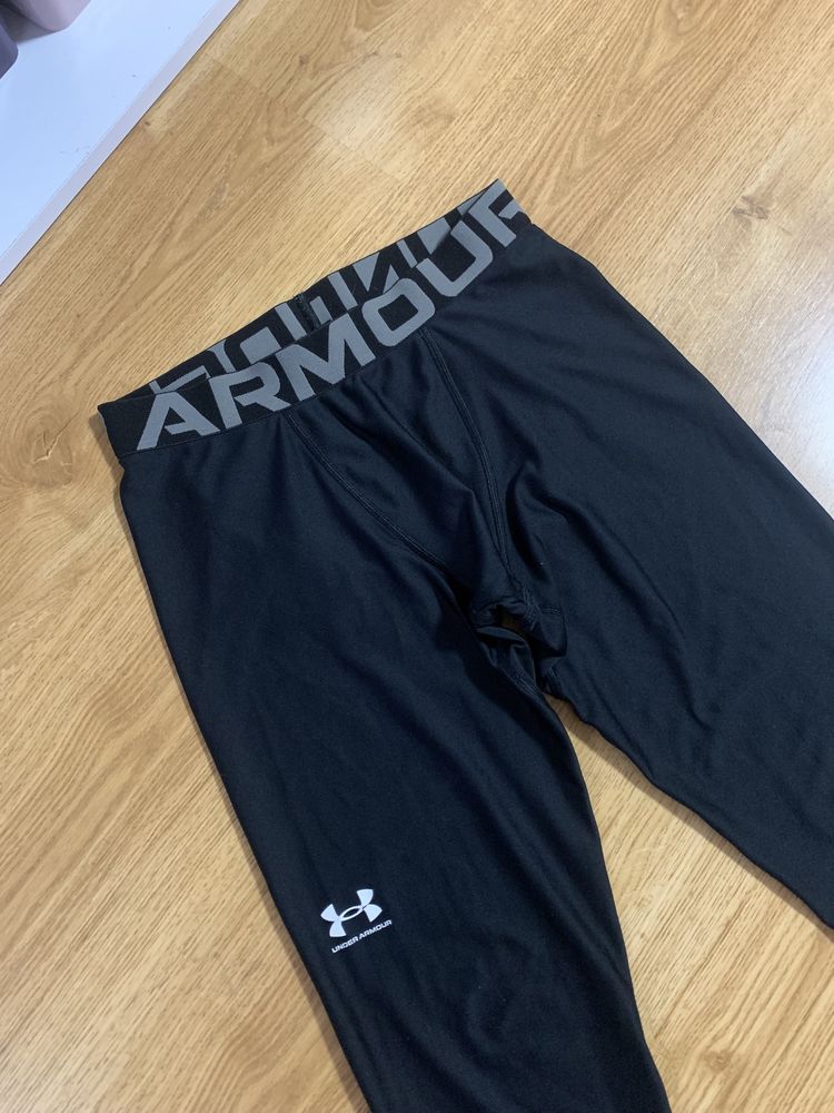 Лосины мужские Under Armour (original) S-M, тайсы, легинсы черныe