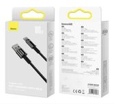Кабель Baseus Tungsten Gold з чіпом USB-Type-C 100W / 6A / 2 Метра