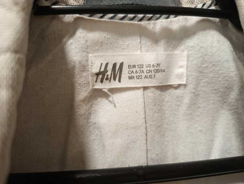 H&m świetna marynarka 122 cm na 6 – 7 lat