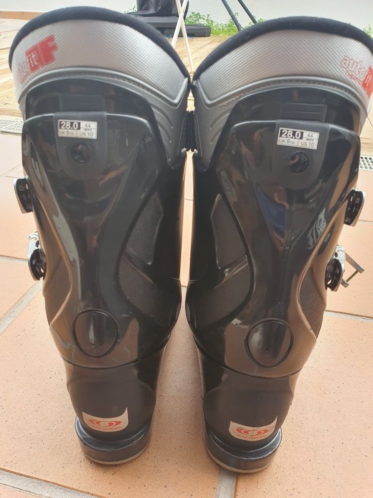 Botas de Ski Salomon e saco de transporte