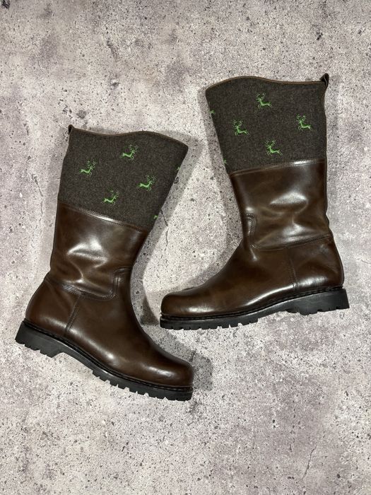 Ботинки Dirndl Bua шкіряні утеплені