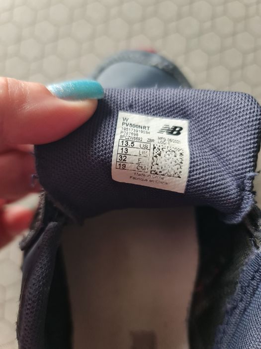 Ténis Azuis New Balance 500 Tamanho 32