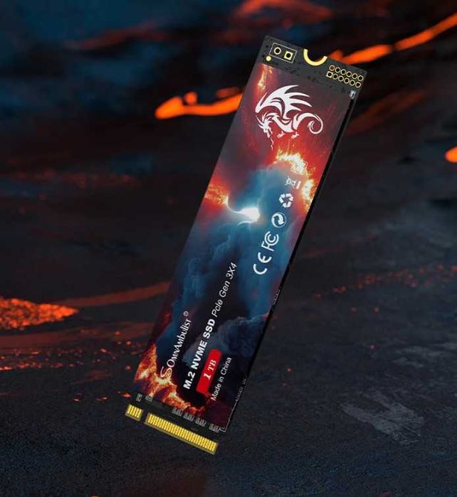 Накопитель SomnAmbulist SSD M2 256Gb Pro NVME 2280 PCIe 3.0x4 Новый