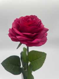 RÓŻA 44 cm Różowa Jakość PREMIUM jak żywa