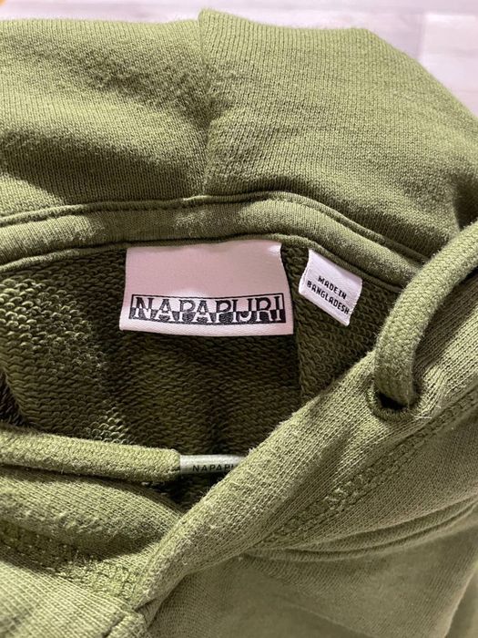 Зелене худі Napapijri велике лого