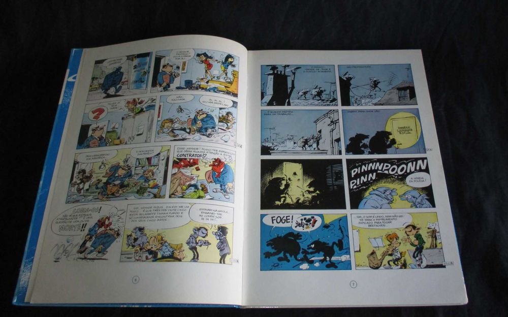 Livro BD Gaston Um Bronco que só dá bronca Meribérica Liber CD