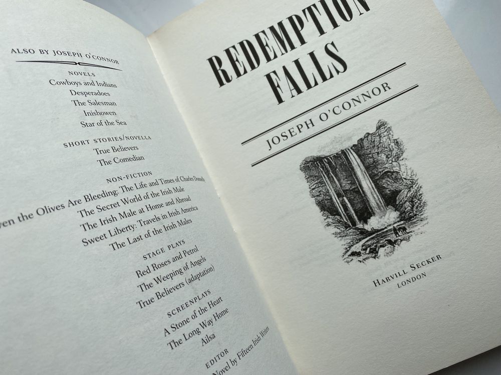 Книга “Redemption Falls” Joseph O'Connor