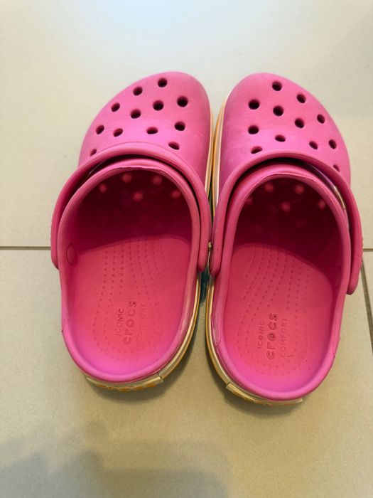Crocs różowe dziewczęce