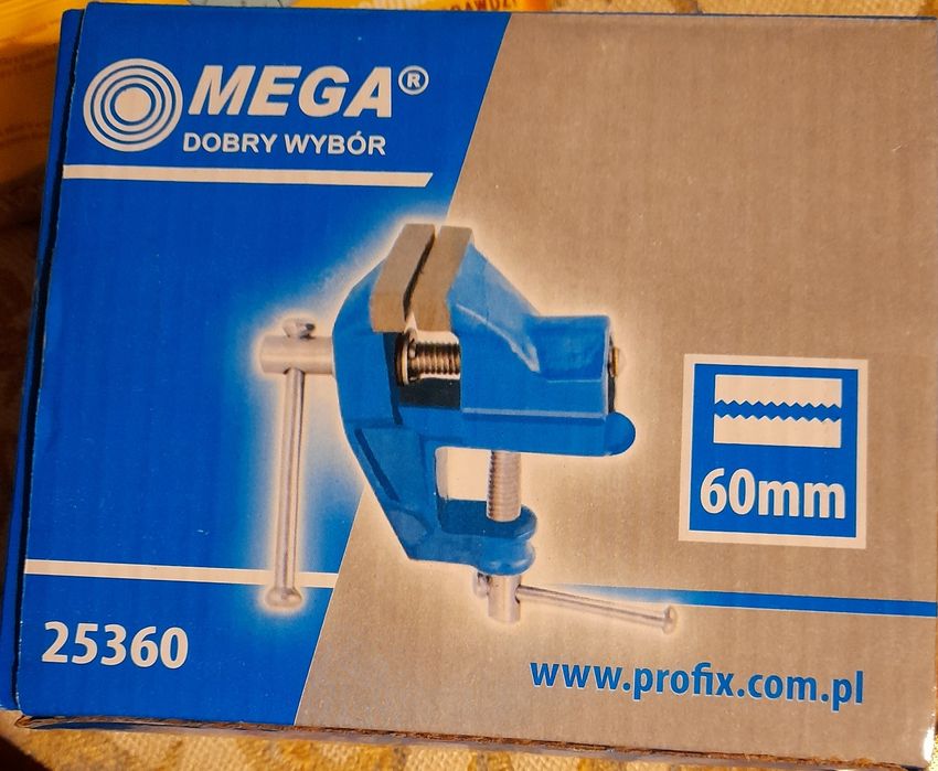 Imadło rozstaw 60 mm. Nowe