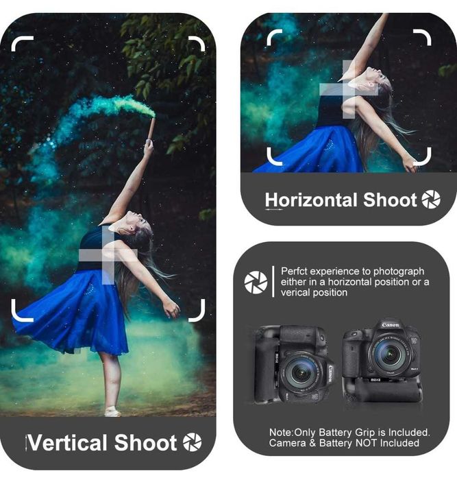 Punho / Grip para Canon 7D Mk II com comando - Novo