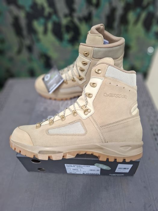 Piaskowe buty militarne  wojskowe Lowa Elite Desert r 49