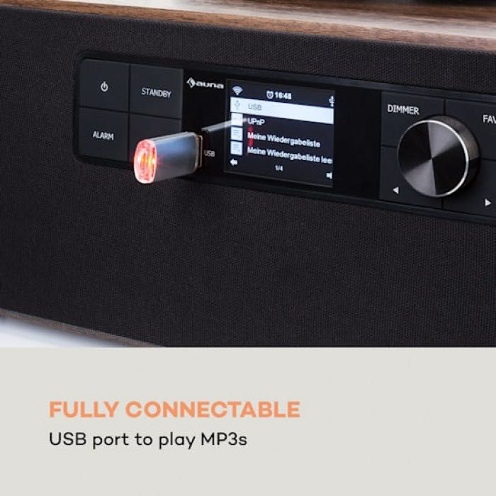 Проигрыватель,интернет радио Connect Vinyl Cube DAB/FM/USB VTDM