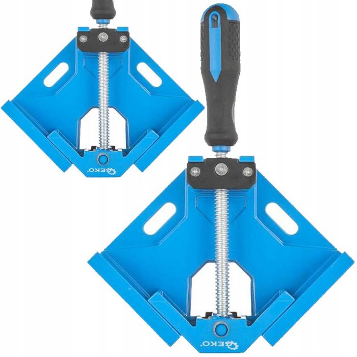 Ścisk stolarski kątowy Geko 70mm, imadło narożne 90° G29921