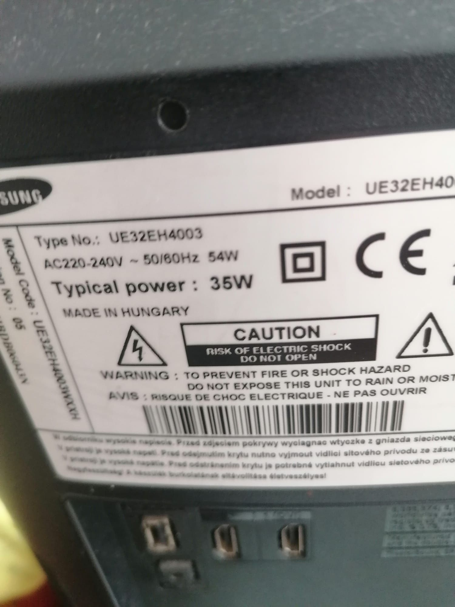 Telewizor z dekoderem samsung 32 całe eu32eh4003