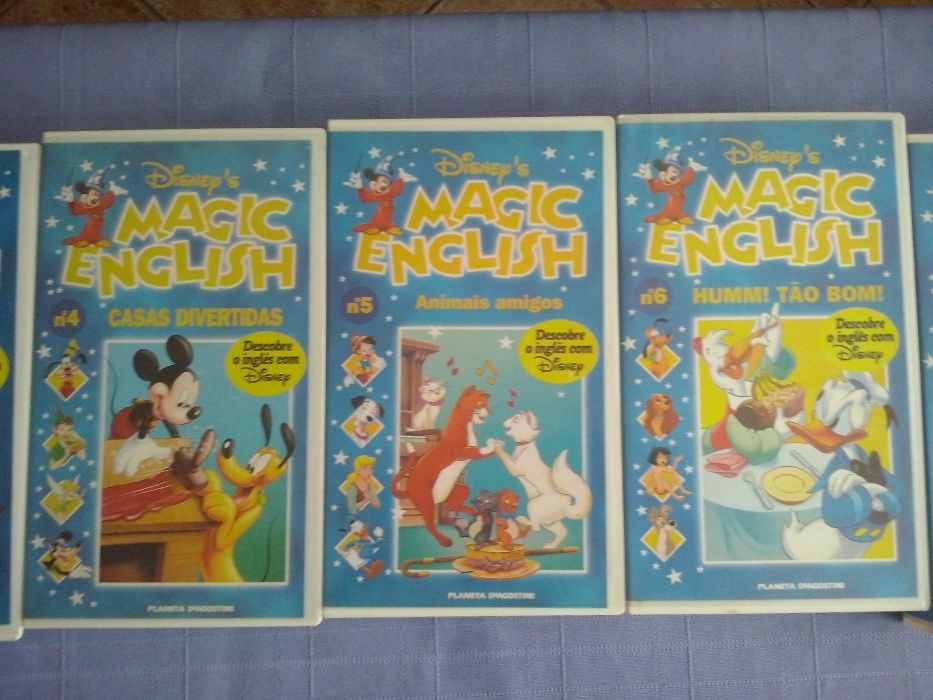 colecção, cassete video vhs MAGIC ENGLISH