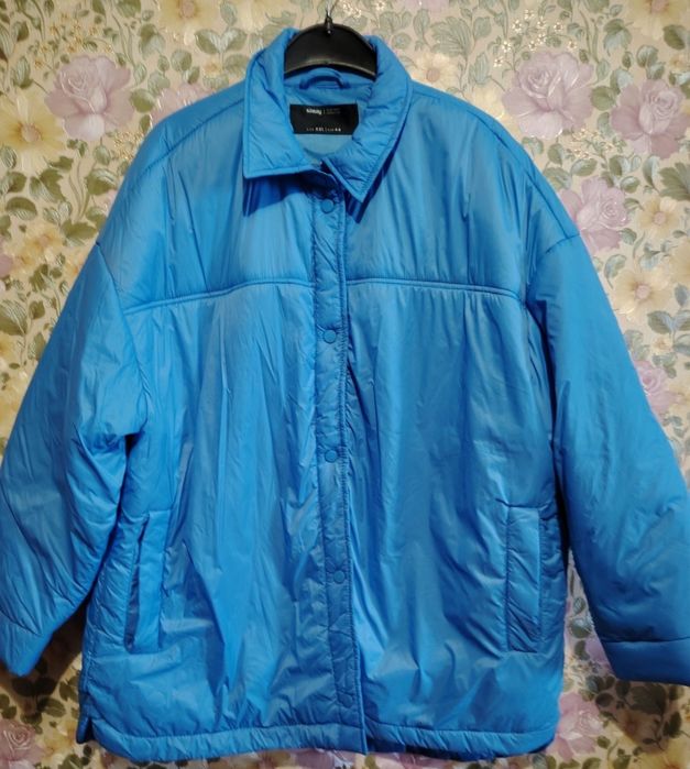 Куртка на кнопках легкая осенняя на утеплителе 52р Sinsay XL-XXL