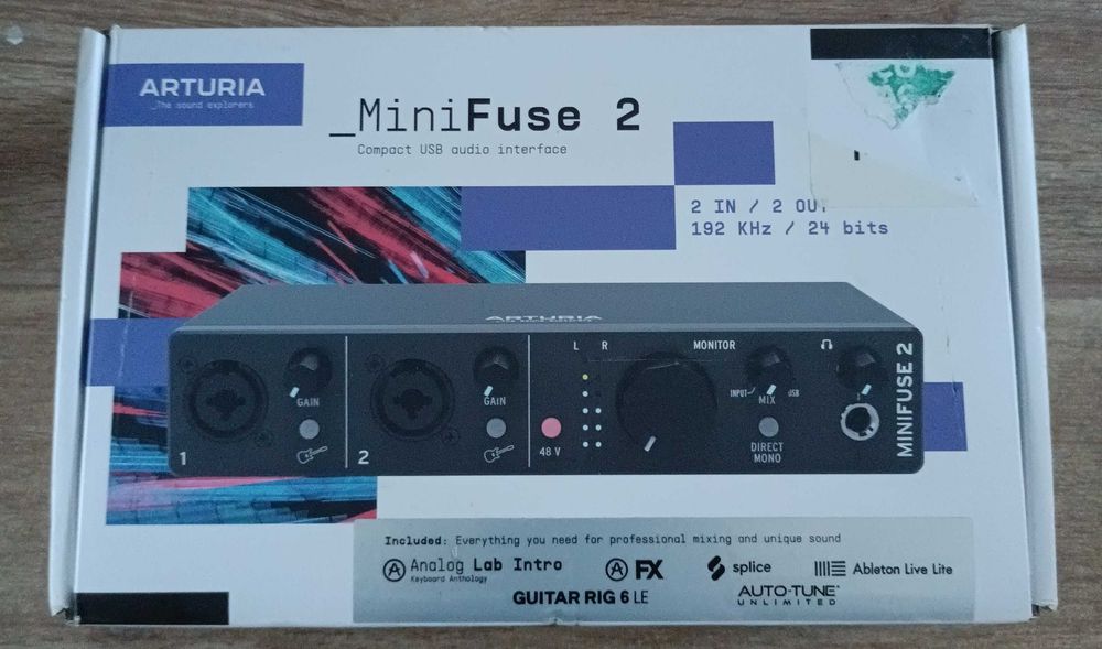 Interface de Áudio Arturia MiniFuse 2