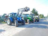 New Holland TL 90 A z ładowaczem John Deere Claas Deutz Case faktura