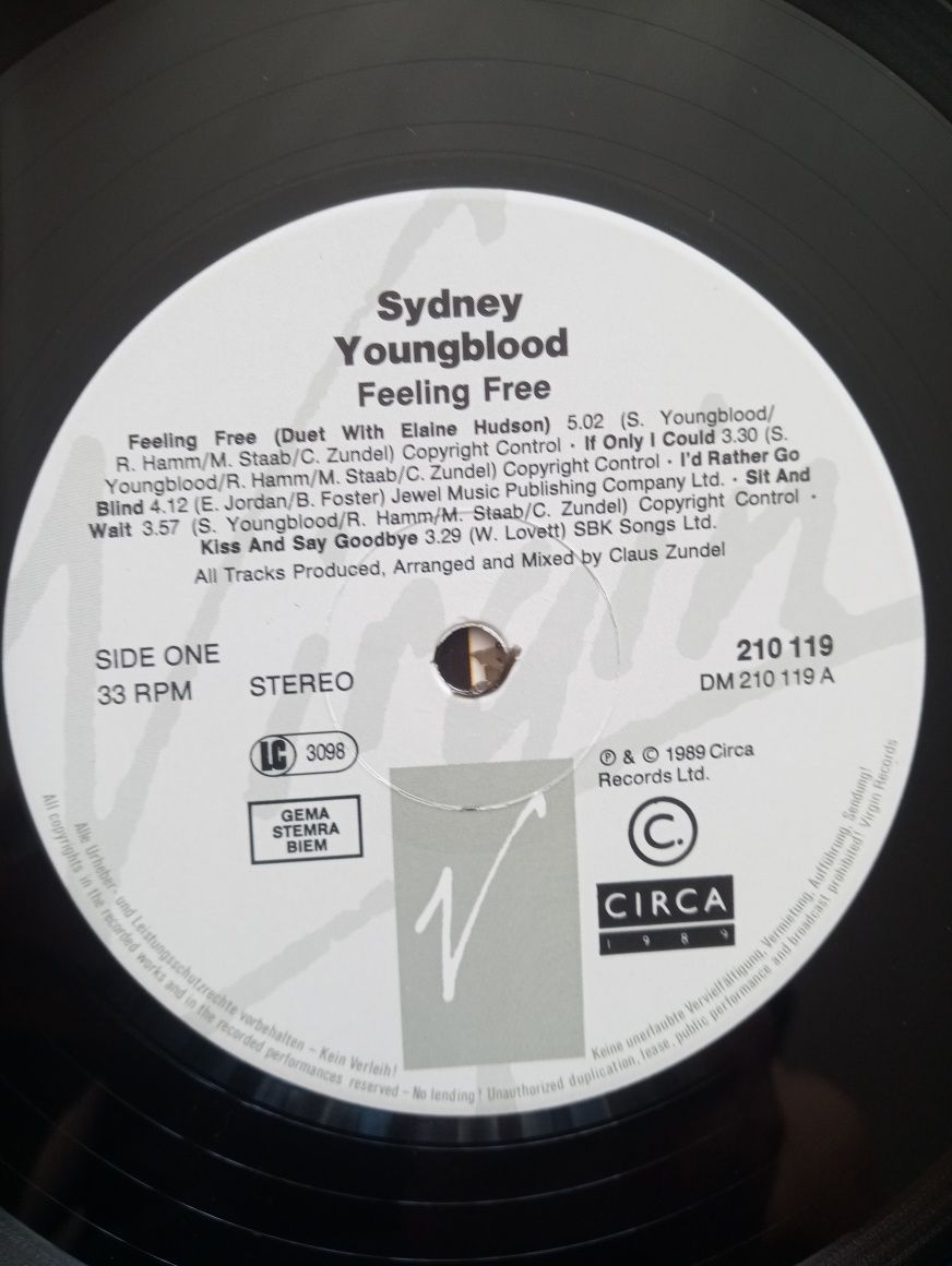 Sydney Youngblood-Feeling Free-LP-winyl,vinyl