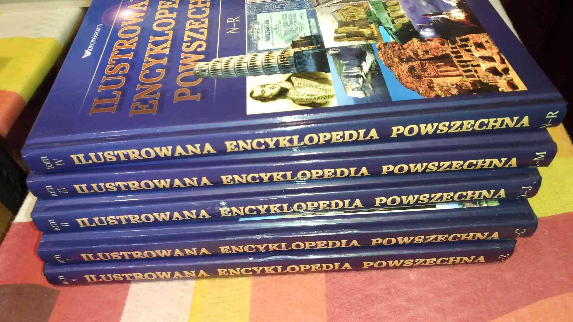 Ilustrowana encyklopedia powszechna tomy 1 - 5